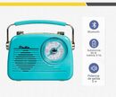 Radio Porttil Suono Bluetooth Vintage Retro Parlante Usb Aux Recargable - Miniatura 2