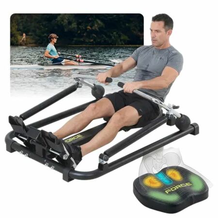 Maquina de Remo Profesional Force by Gadnic Monitor LCD