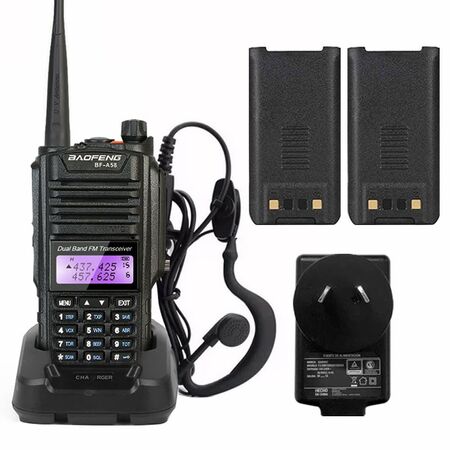 Handy Baofeng A-58 Bi-Banda 5w 128CH Hasta 12km + 2 Baterías y Manos Libres
