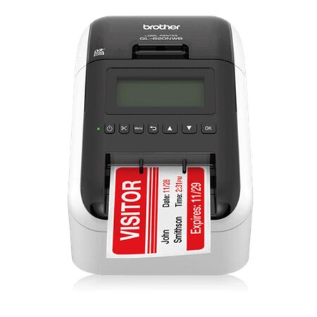 Impresora de Etiquetas Brother QL820NBW Hasta62mm Blanca