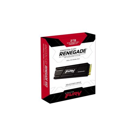 Disco Solido SSD Kingston 2TB Fury Renegade M.2 Nvme 2280 7300Mb/s C/Disipador