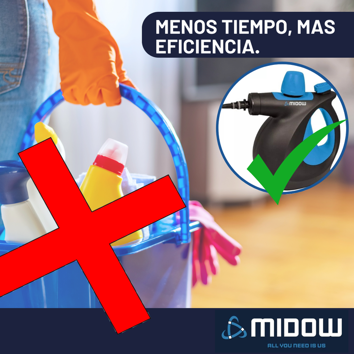 Limpiadora A Vapor 1050w 3 Bar Midow Mas Accesorios M1/0002 - Vista 5