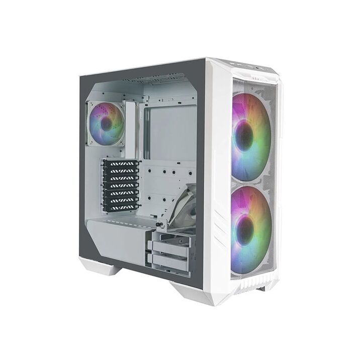 Gabinete Cooler Master Haf 500 Mid Tower White - Vista principal