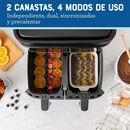 Freidora De Aire Oster CKSTAF7MCDDF Airfryer Dual Diamondforce 6 Funciones - Miniatura 3
