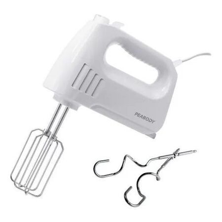 Batidora De Mano Peabody Pe-hma550 300w 4 Velocidades Blanco