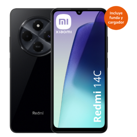 CELULAR XIAOMI REDMI 14C MIDNIGHT BLACK 4G+256GB 