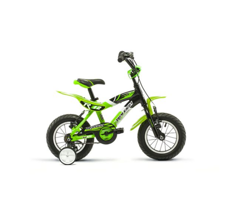 Bicicleta Raleigh MXR12 / Verde/Negro / Frenos V-Brake / Cuadro de aluminio / 1Vel. / Rodado 12"