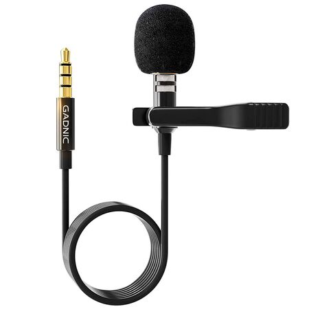 Micrófono Solapa 3.5mm Gadnic Para Iphone Android Smartphone