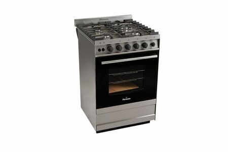 Cocina Florencia 5838S SEMI INDUSTRIAL ENCENDIDO LUZ 56CM ACERO INOX