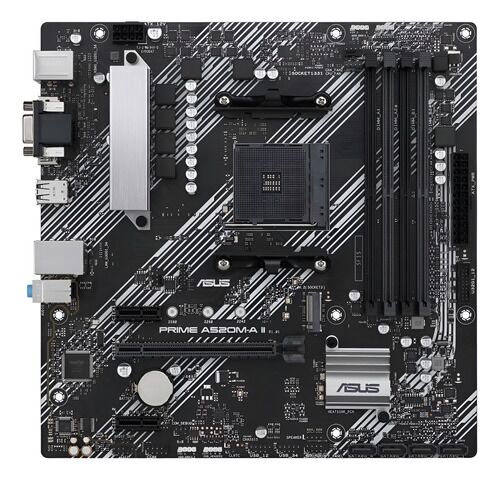 Motherboard Asus Prime A520m-a Ii Am4 Amd Ryzen 5ta Gen - Vista principal