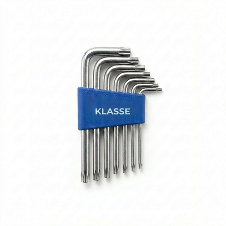 Juego De Llaves Torx Klasse 7 Piezas T10 A T40 Cromadas (KS7703)