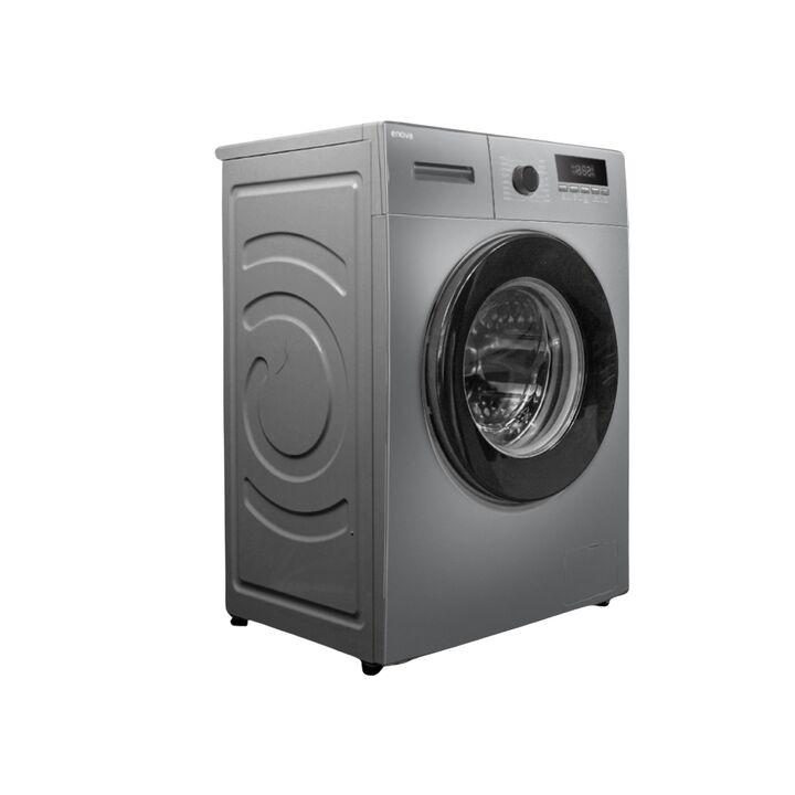 Lavarropas Enova LE08F10 carga frontal 8 kg Gris - Vista 2
