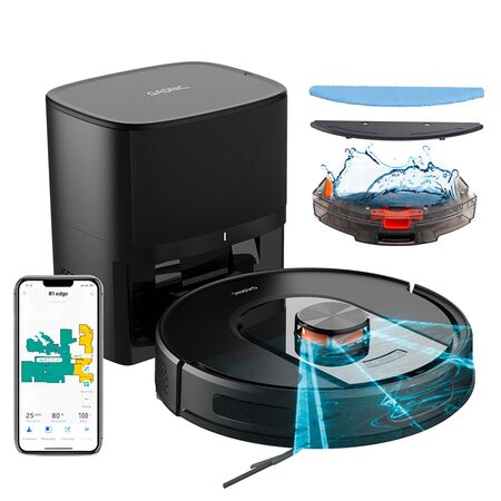 Aspiradora Trapeadora Robot Gadnic AC701 Con Base Carga Mapeo Inteligente