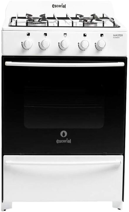 Cocina Escorial Gas Natural Master Classic 4 Hornallas 56Cm Blanca - Vista principal