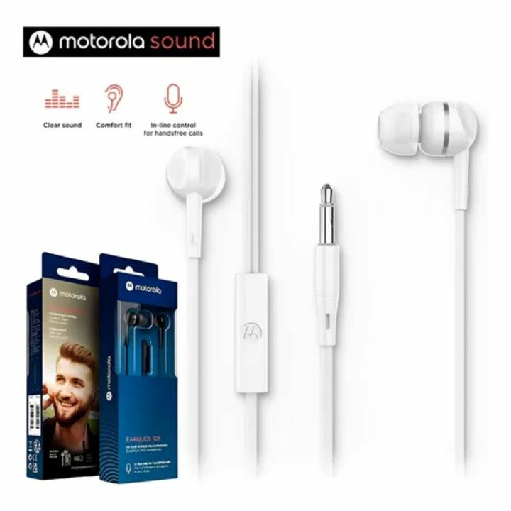 Motorola Auricular Earbuds 105 Wired In Ear - Vista 2
