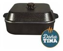 Olla Horno Cuadrada Antiadherente Dona Tina 2031 5lts - Miniatura 3