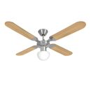 Ventilador De Techo Liliana Con Luz Madera 4 Aspas - Miniatura 2