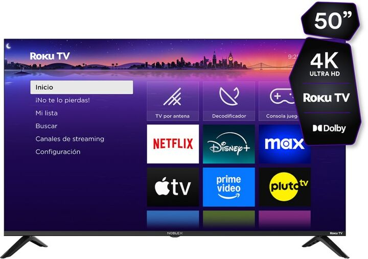 Smart Tv Led Noblex 50 Pulgadas 4K Db50X3500 Roku Serie - Vista principal