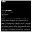 Cocina TST Chiara 60cm Negro - Miniatura 3