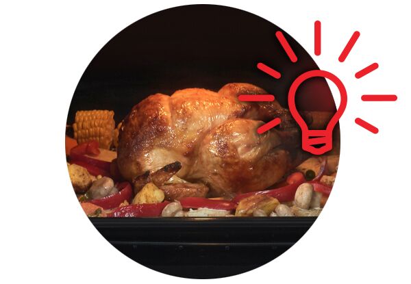 Cocina LONGVIE 12331G multigas grafito 56cm encendido luz A - Vista 5