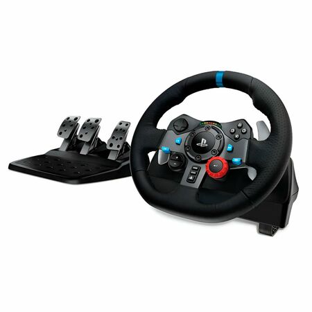 Volante Logitech G29 Force Feedback Realista Simulación 900 Grados Con Pedales Incluidos
