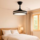 Ventilador De Techo Liliana 42'' Con Palas Retractiles Y Luz - Miniatura 7