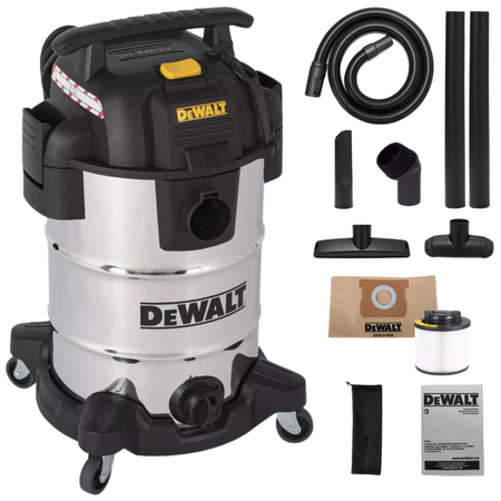 Aspiradora Para Solidos y Liquidos  30 LTS Dewalt  1050W