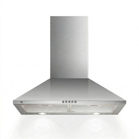 Campana Extractora de Cocina Cuk By Gadnic 65W 3 Velocidades Luces LED Acero Inoxidable 430