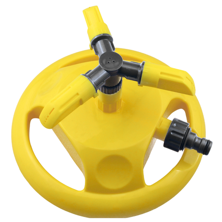 Rociador de Jardín Giratorio 360° 3 Brazos Konan