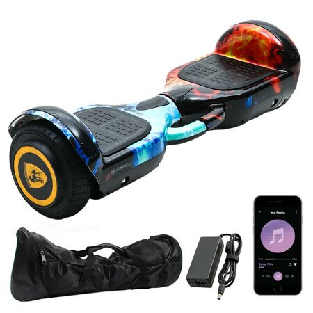 Patineta Electrica Naranja Gadnic Hoverboard  6.5 Pulgadas 