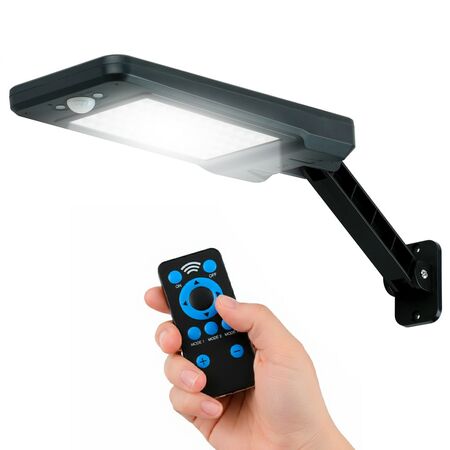 Reflector Led Solar Gadnic de Pared Con Sensor 120w