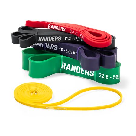 Kit 5x PowerBands Bandas Elásticas Randers - 6 a 45mm
