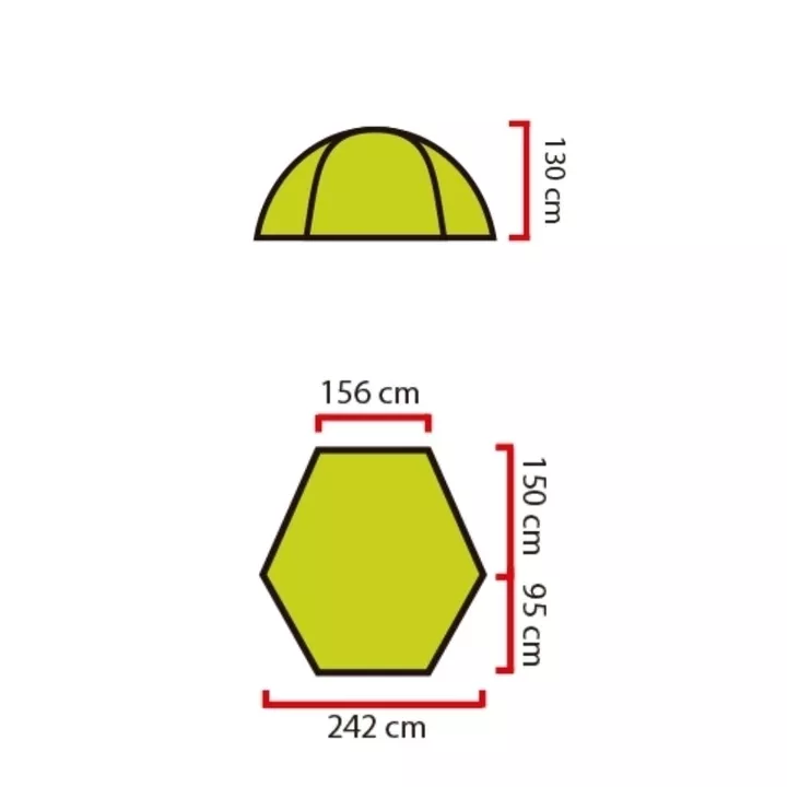 Carpa Automatica Outdoors Profesional Beach Sun color Verde - Vista 2