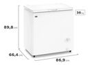 Freezer Horizontal Gafa Fghi200b-m 205lts Inverter Blanco - Miniatura 6