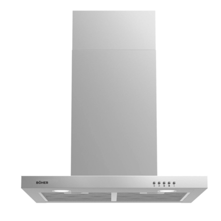 CAMPANA BÖHER BO-CA1002A-60 60CM RECTA INOXIDABLE