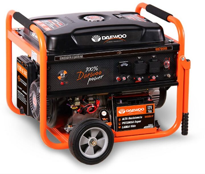 Generador Daewoo Gd7000E 6.5Kva 420Cc 25L - Vista 1