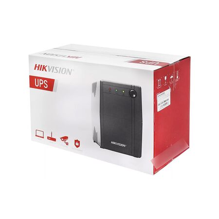 Ups Hikvision DS 600VA Negro