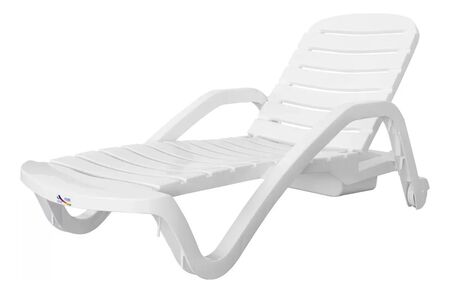 Reposera Piletera Plástica con Ruedas Quality Plastic 40111