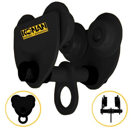 Carro De Traslacion Konan Manual Para Aparejo 1 Tns