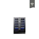 Cava Winefroz Wi Fi Luxury Edition Acero Negro 42 Botellas - Miniatura 1