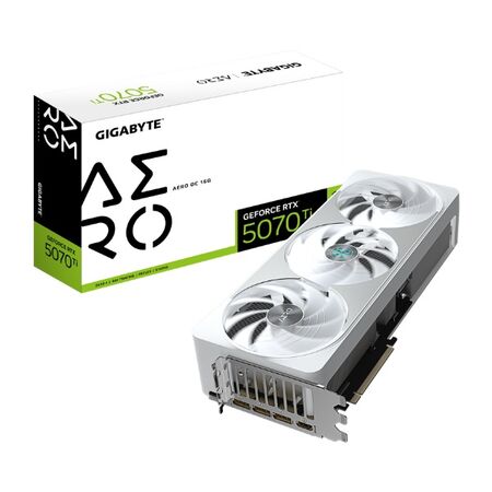 Placa de Video Gigabyte GeForce RTX 5070 Ti AERO OC 16G