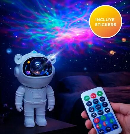 Proyector De Galaxia Astronauta Gadnic Luz Nocturna Espacial Estrellas