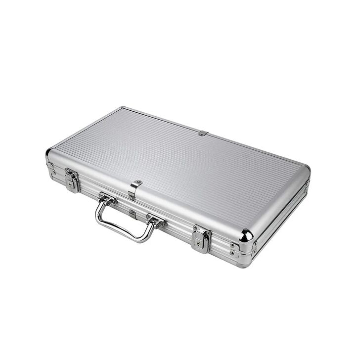 Juego de Poker 500 Fichas con Maletin Plateado - Vista 3