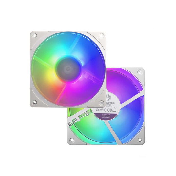 Ventilador Cooler Master Mobius 120P ARGB Blanco - Vista 3