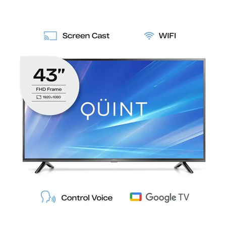 Smart Tv Quint 43 Pulgadas Fhd Qt-43Fhd20312-257 Google Tv