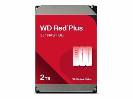 Disco duro interno Western Digital 2TB 3.5" RED PLUS 