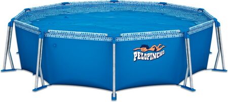 Pileta Estructural Pelopincho Redonda De Lona 5500 Litros