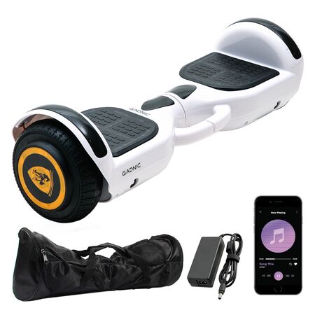 Patineta Electrica Blanco Gadnic Hoverboard 6.5 Pulgadas  