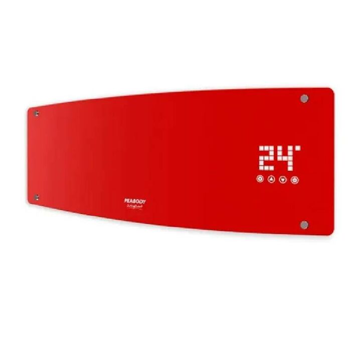 SPLIT CALOVENTOR PEABODY PE-CV20R - ROJO, 2000W, C/CONTROL REMOTO, SISTEMA PARA MONTAR EN LA PARED - Vista 3