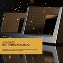 Anafe a Gas Vondom Empotrable Vidrio Templado Negro 76 cm - Miniatura 2